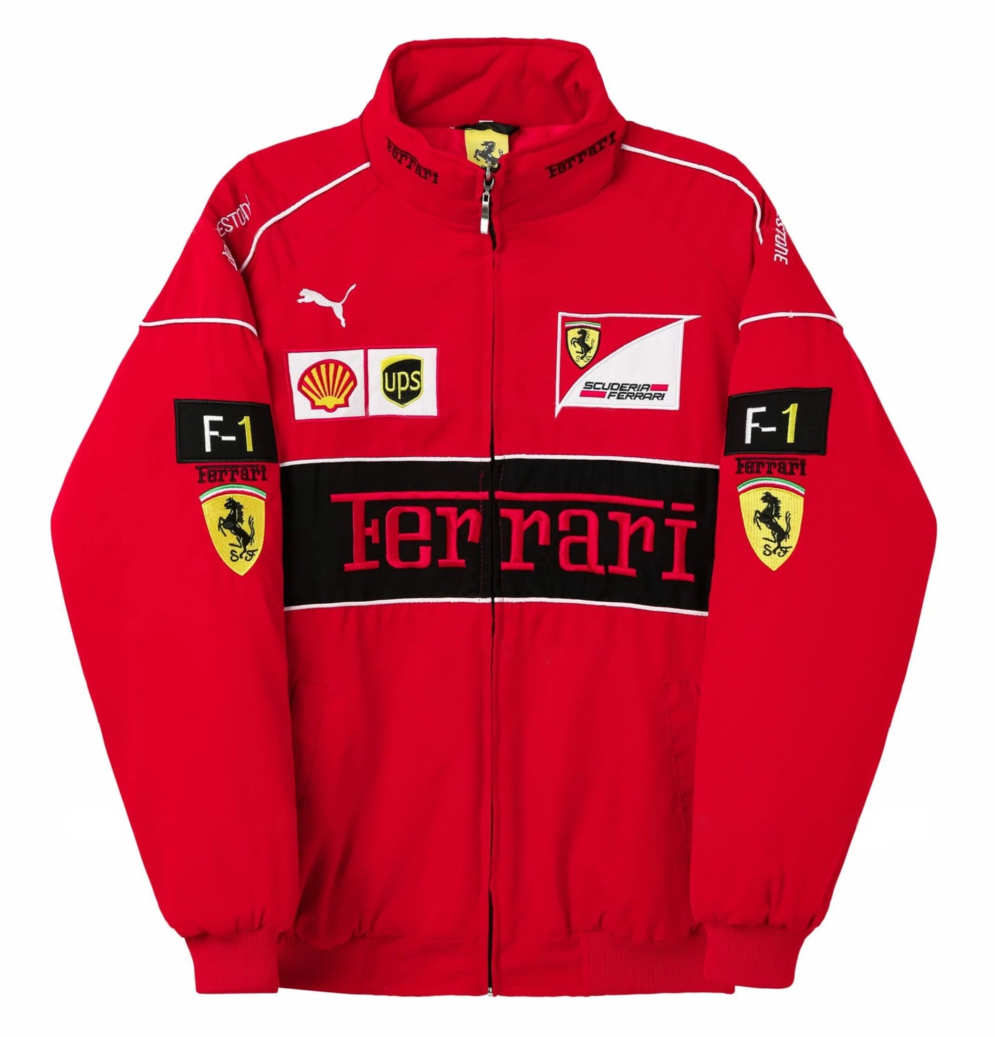 F1 VINTAGE FERARRI JACKET RED
