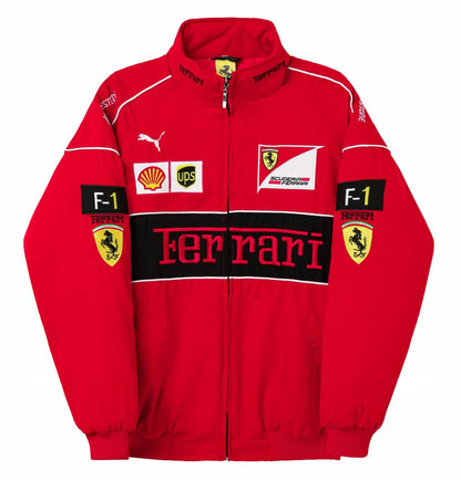 F1 VINTAGE FERARRI JACKET RED