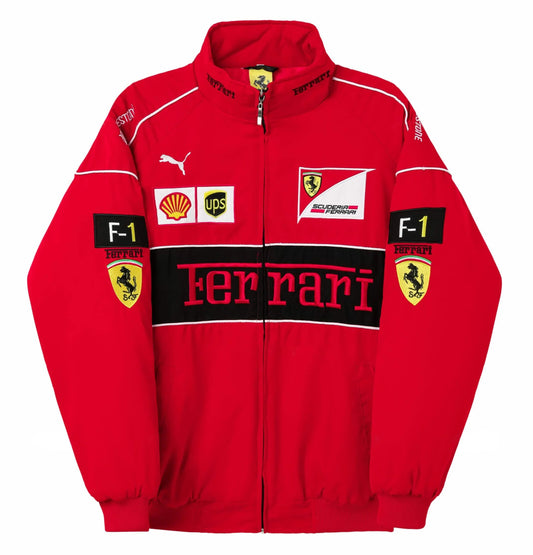 F1 VINTAGE FERARRI JACKET RED