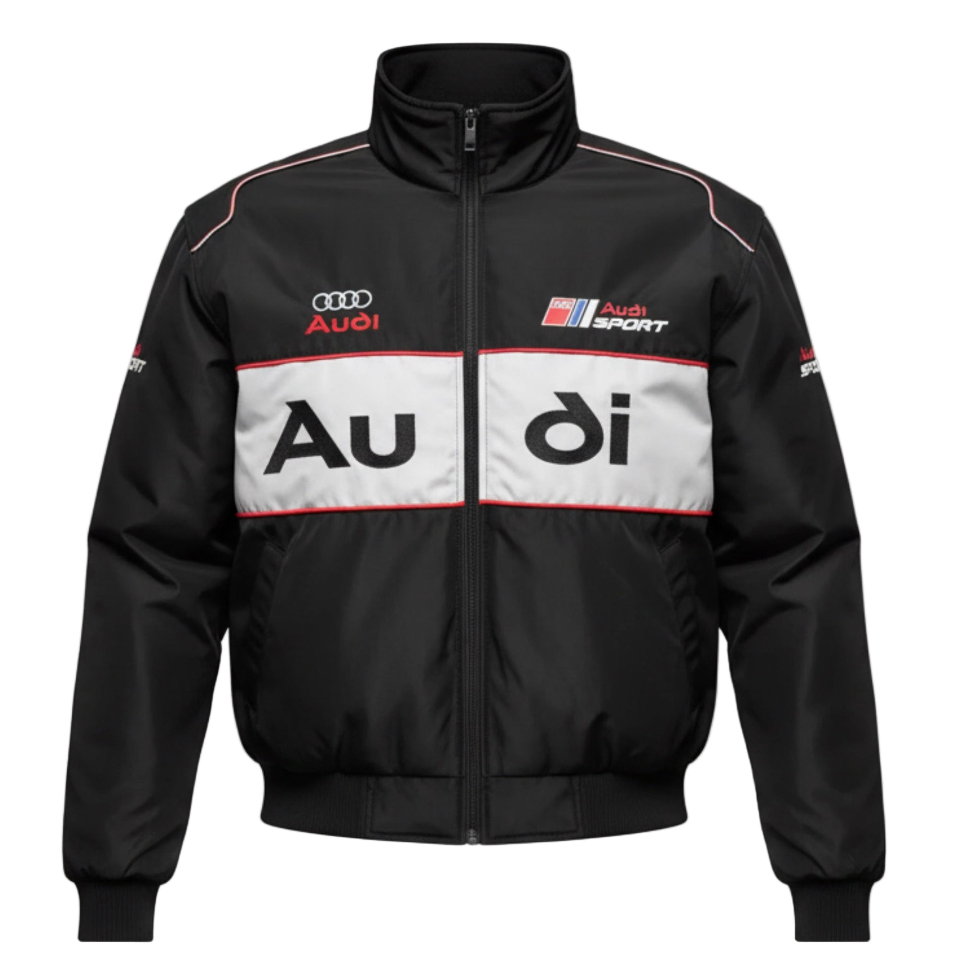 F1 VINTAGE AUDI JACKET BLACK GREY 