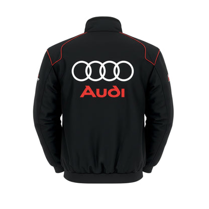 F1 VINTAGE AUDI JACKET BLACK GREY 