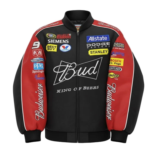F1 VINTAGE BUDWEISER JACKETS BLACK