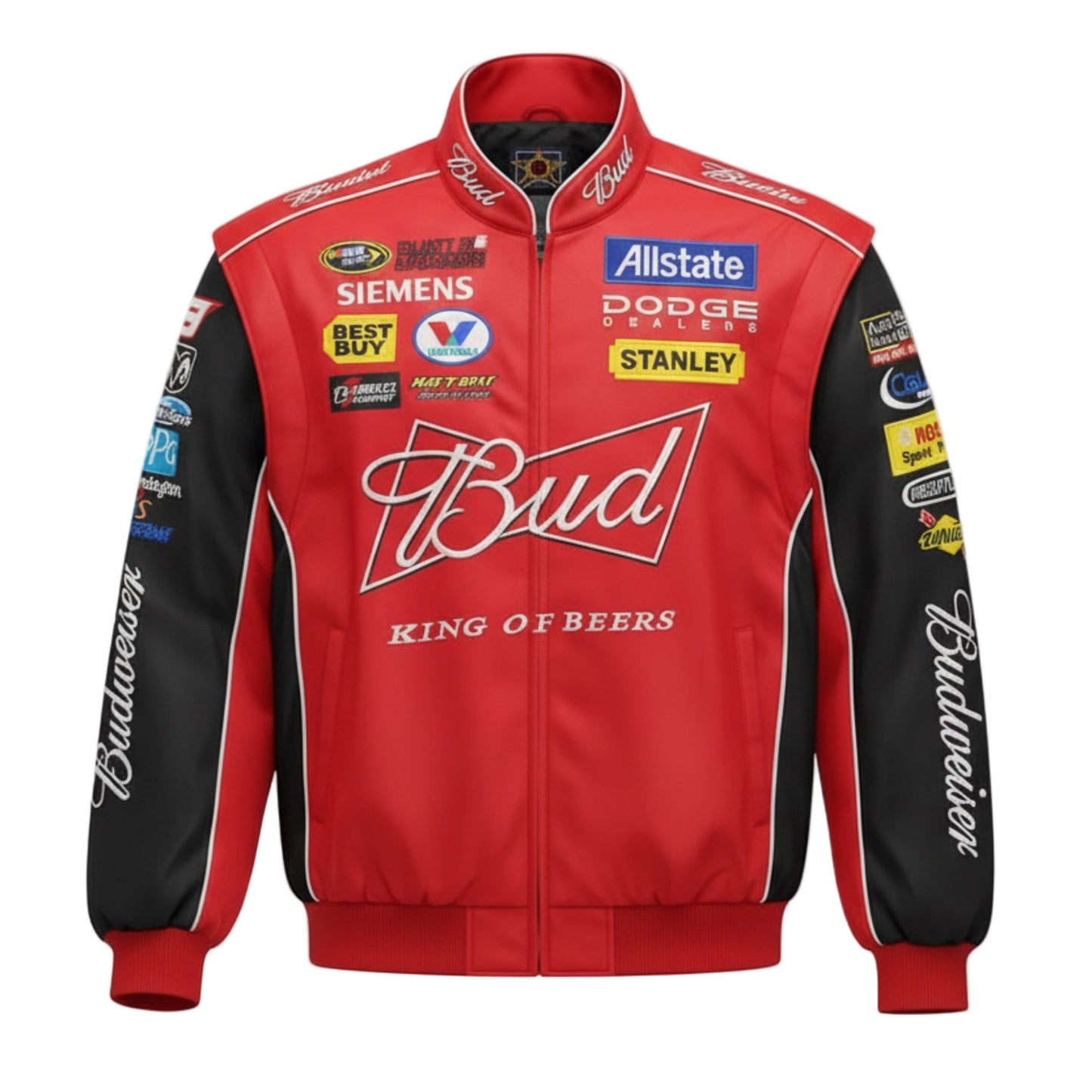 F1 VINTAGE BUDWEISER JACKET RED